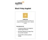 Screenshot Audible Black-Friday-Angebot