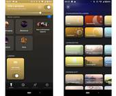 Smartphone-Screenshots Philips Hue Szenen