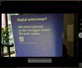 Ein ausgelesener QR-Code in der Kamera-App