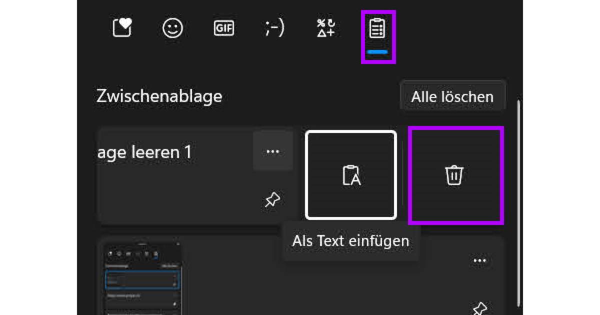 Windows 11 ZwischenablageVerlauf löschen so gehts pctipp.ch