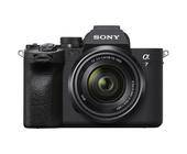 Sony Alpha 7 IV Frontansicht mit Objektiv