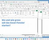 Mehrere Excel-Fenster auf einem Windows-Desktop