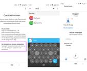 Screenshots aus der Google-Home-App