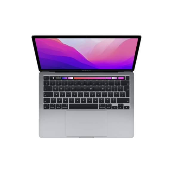 Foto eines aufgeklappten Mac-Books 