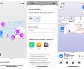 Screenshots aus der Neato-App