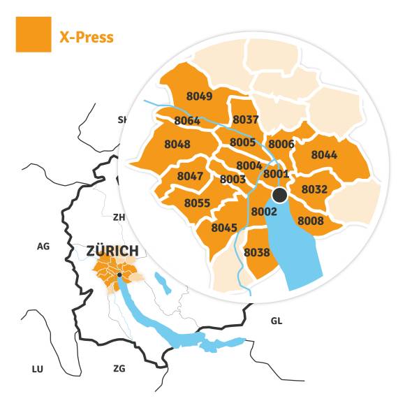 Verfügbarkeit Farmy X-Press nach PLZ