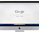 Google-Webseite auf einem Mac