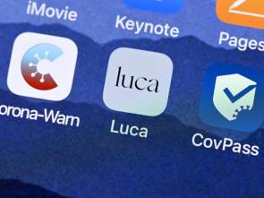 Verknüpfung der Luca-App auf einem Smartphone 