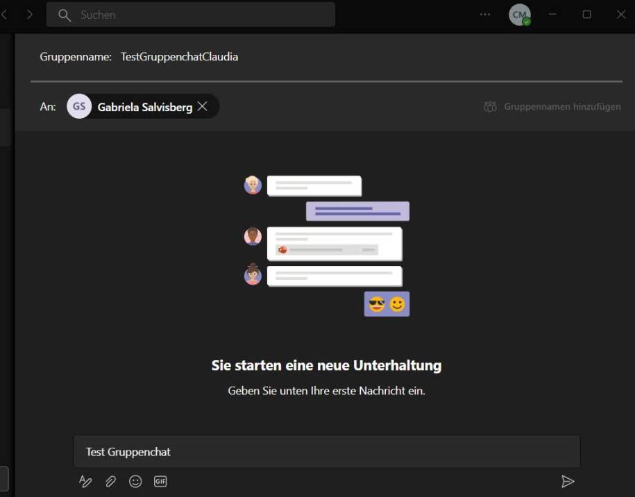 Microsoft Teams Privat Gruppenchat erstellen pctipp.ch