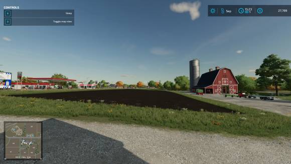 Ansicht der USA-Farm in Farming Simulator 22