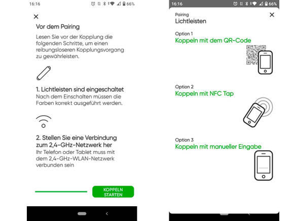 App: Lines einrichten