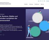 Screenshot Webseite Digitale Verwaltung Schweiz