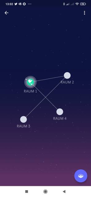 Darstellung des Netzwerks in der Homepass-App