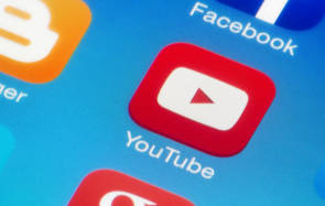 YouTube-Verknüpfung auf einem Snartphone-Display 