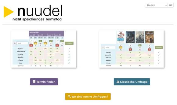 Web-Tool Nuudel