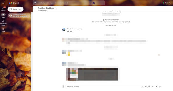 Der Google-Chat in Gmail