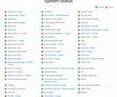 Systemstatus-Seite zeigt zahlreiche Apple-Dienste als offline an