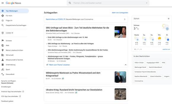 Google News Desktop