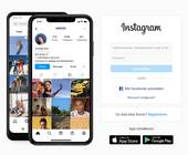 Screenshot der Instagram-Webseite