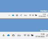 Vergleich ursprüngliche und neue Grösse des Infobereichs