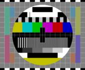 Symbolbild zeigt ein typisches TV-Sender-Testbild