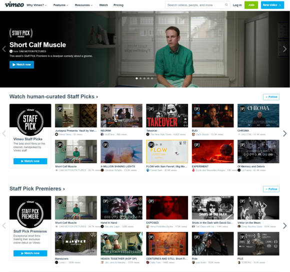 Vimeo-Screenshot