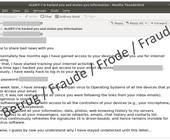 Screenshot einer Fake-Sextortion-Mail