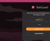 Screenshot TeleGuard auf dem Desktop
