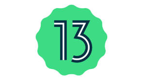 Logo von Android 13 