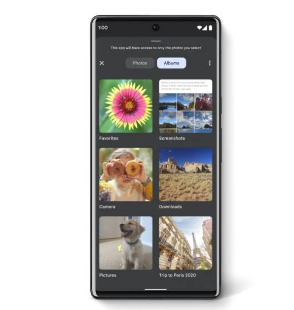 Smartphone mit Android 13