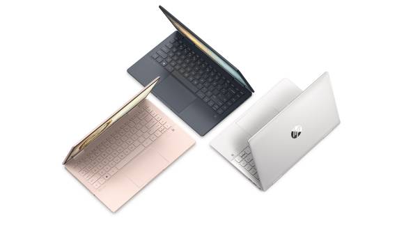 Drei Notebooks des Typs HP Pavilion x360 14 