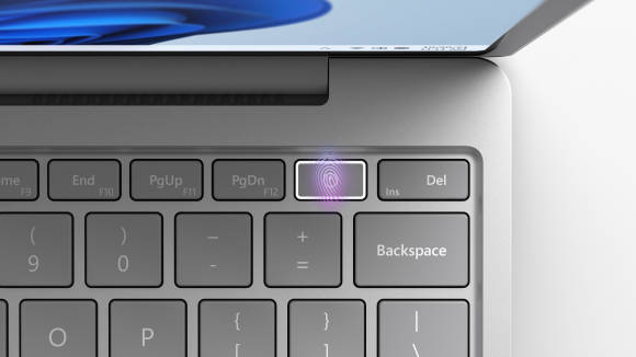 Surface Laptop Go 2 mit Fingerabdruckscanner