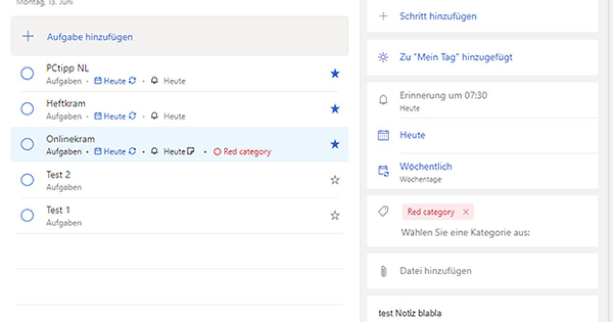 To do «Mein Tag» verwenden so gehts pctipp.ch