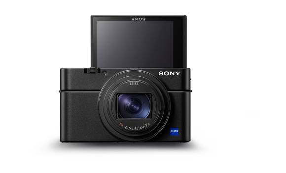 Eine Sony-Kompaktkamera des Typs RX100
