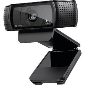 Eine Logitech-Webcam