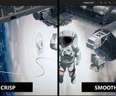 In Teams zeigt jemand ein Bild eines Astronauten