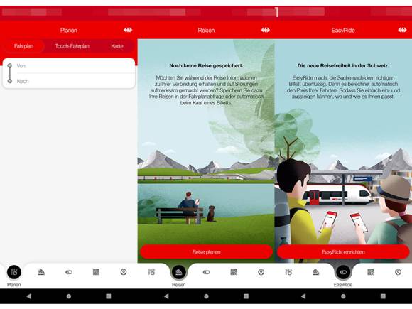 Die neue SBB-Preview-App 