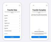 iOS-Screenshots zum Datentransfer