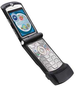 Eins der Motorola-Klapphandys aus der RAZR-Reihe