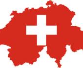 Umrisse der Schweiz