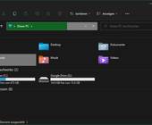 Windows 11 Datei-Explorer ohne Navigationsbereich