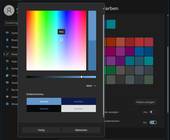 Screenshot der Farbauswahl in den Personalisierungseinstellungen