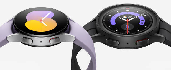 Galaxy Watch5 beide Versionen nebeneinander