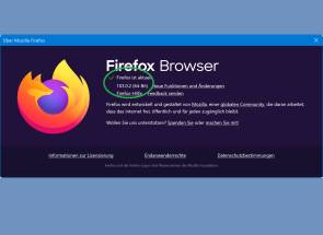 Die Versionsinfo dieses Firefox zeigt: hier ist schon 64 Bit vorhanden 