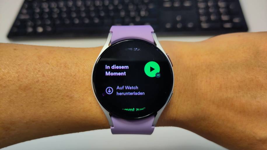 Spotify auf der Galaxy Watch5 offline nutzen pctipp.ch