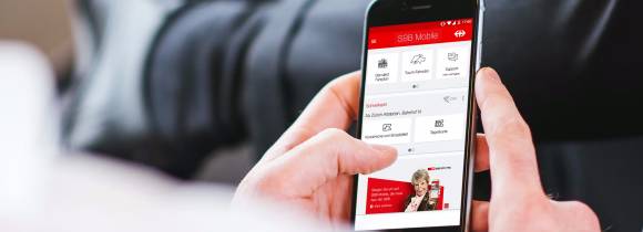 SBB-Mobile-App auf einem Smartphone 