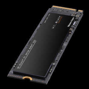 Eine WD black NVMe SSD ist ein steckbarer Riegel