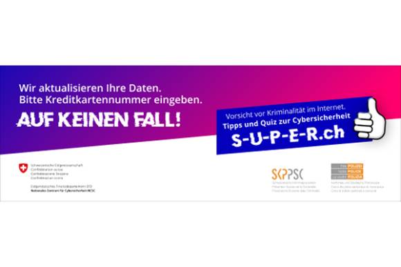 Banner der s-u-p-e-r.ch-Kampagne 