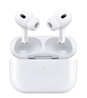 Die neuen Apple Airpods in der Ladeschale