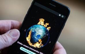 Klima-App auf einem Smartphone 